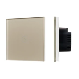 Фото #1 товара Выключатель сенсорный SWT-OMALI-S01-ZB-GD (250V, 10A, Zigbee) (Arlight, Стекло)