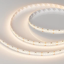 Фото #1 товара Светодиодная лента RT-A252-10mm 24V Warm2700 (11 W/m, IP20, 2835, 5m) (Arlight, Открытый)