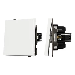 Фото #1 товара Механизм выключателя одноклавишный перекрёстный SWT-TENDO-MKX1-SFPL-WH (230V, 10A) (Arlight, Матовый белый)