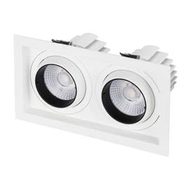 Фото #1 товара Светильник MS-VORTEX-BUILT-S250x140-2x30W Day4000 (WH-WH, 50 deg, 230V) (Arlight, IP20 Металл, 5 лет)