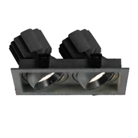 Фото #1 товара Светильник MS-VORTEX-BUILT-S210x117-2x20W Day4000 (BK-BK, 20 deg, 230V) (Arlight, IP20 Металл, 5 лет)