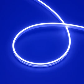 Фото #1 товара Светодиодная лента герметичная MOONLIGHT-SIDE-A168-4x10mm 24V Blue (7.2 W/m, IP65, 5m, wire x2) (Arlight, Вывод прямой, 3 года)