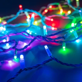 Фото #1 товара Светодиодная гирлянда ARD-STRING-PRO-10000-WHITE-100LED-LIVE RGB-DMX (24V, 10W) (Ardecoled, IP65)