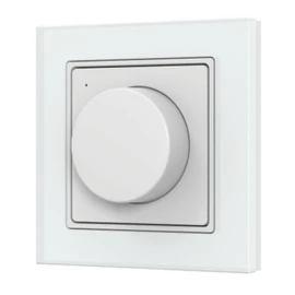 Фото #1 товара INTELLIGENT ARLIGHT Роторная панель SMART-RF-801-32-MULTI белая, квадрат. (3V, стекло, 2.4G) (IARL, IP20 Пластик, 5 лет)