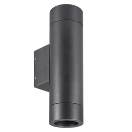 Фото #1 товара Светильник LGD-RAY-WALL-TWIN-R65-2x12W Warm3000 (GR, 6 deg, 230V) (Arlight, IP65 Металл, 3 года)