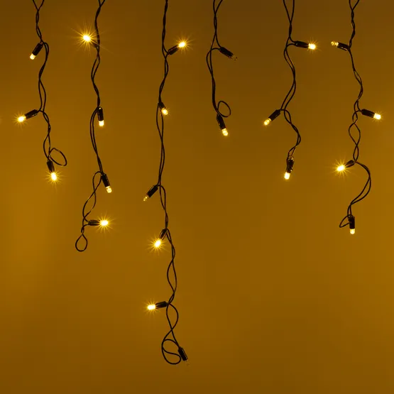 Фото #1 товара Светодиодная гирлянда ARD-EDGE-CLASSIC-2400x600-BLACK-88LED-PULSE Warm (230V, 6W) (Ardecoled, IP65)