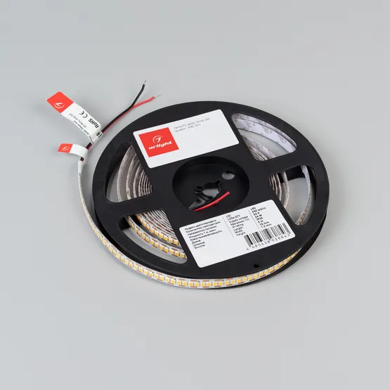 Фото #2 товара Светодиодная лента FC-A240-10mm 24V Day4000-CX1 (24 W/m, IP20, 5m) (Arlight, резка 1 светодиод)