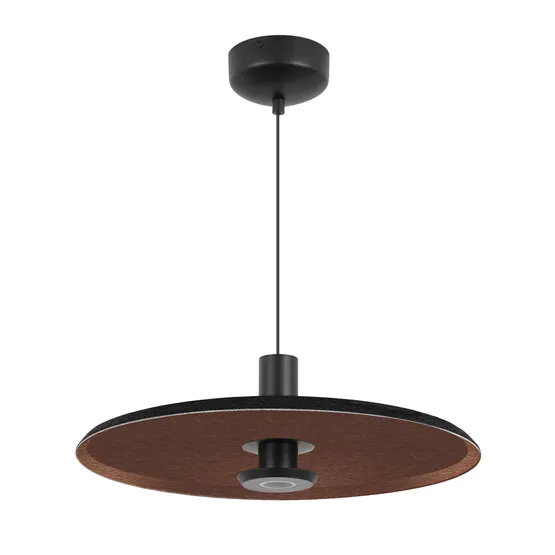 Фото #1 товара Светильник SP-KOTARO-R350-12W Warm2700 (BK-CF, 36 deg, 230V, TRIAC) (Arlight, IP20)
