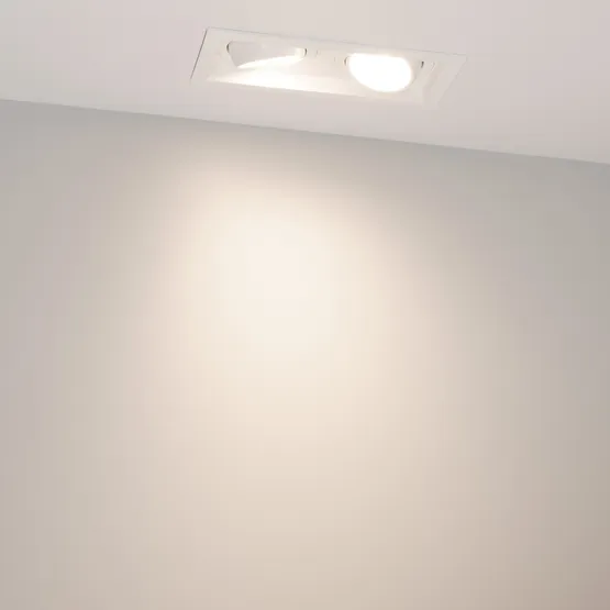 Фото #5 товара Светильник MS-VORTEX-BUILT-S170x90-2x12W Day4000 (WH-WH, 40 deg, 230V) (Arlight, IP20 Металл, 5 лет)