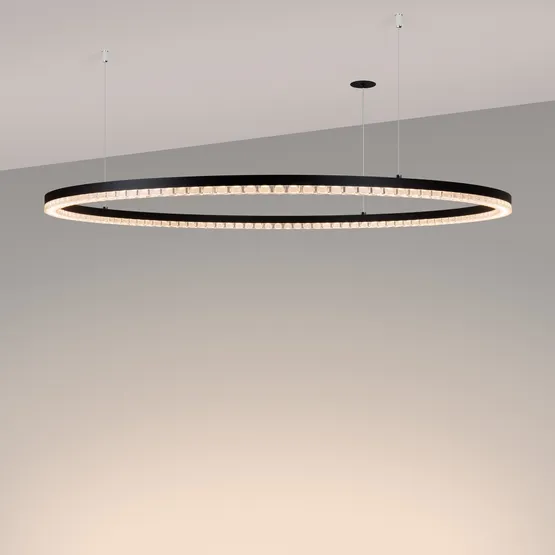 Фото #3 товара Светильник SP-DIAMOND-R1050-60W Warm3000 (BK, 45 deg, 230V, TRIAC) (Arlight, IP20 Металл, 5 лет)