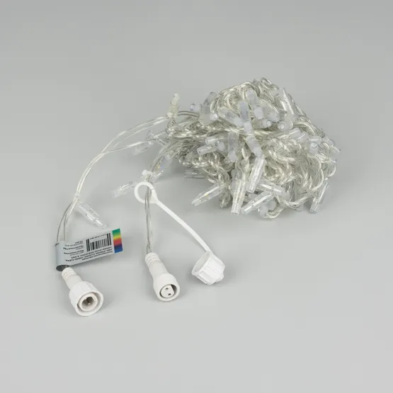 Фото #8 товара Светодиодная гирлянда ARD-STRING-CLASSIC-10000-CLEAR-100LED-SYNC RGB (230V, 6.5W) (Ardecoled, IP65)
