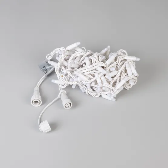 Фото #4 товара Светодиодная гирлянда ARD-STRING-CLASSIC-10000-WHITE-100LED-MILK-FLASH White (230V, 7W) (Ardecoled, IP65)