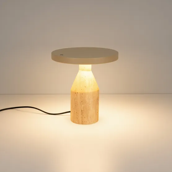 Фото #5 товара Светильник SP-CROOD-TAB-R22.5x24-7W Warm3200-MIX (BG-BG, 140 deg, 230V) (Arlight, IP20, Травертин, 5 лет)