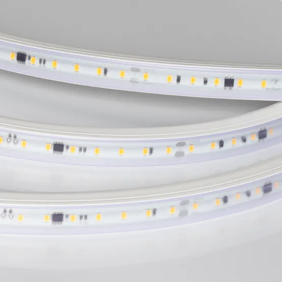 Фото #2 товара Светодиодная лента герметичная ARL-PV-A84-17mm 230V Warm2700 (14 W/m, IP65, FlickerFree, 30m) (Arlight, 5 лет)