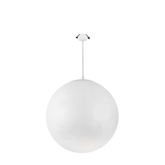 Фото #2 товара Светильник SP-SILKA-HANG-R400-12W Warm2700 (WH, 330 deg, 230V) (Arlight, IP20 Натуральный шелк, 3 года)