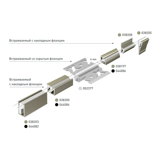 Фото #8 товара Профиль SL-MINI-6-H9-2000 ANOD OLIVE GREY (Arlight, Алюминий)