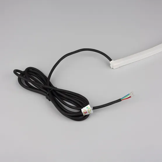 Фото #6 товара Светодиодная лента герметичная NOVA-SIDE-PU-B84-12x20mm 24V RGB-Day (15 W/m, IP68, 5m, wire x2) (Arlight, Полиуретан)