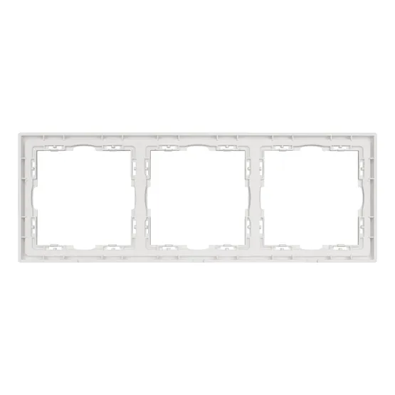 Фото #2 товара Рамка пластиковая FRM-NOBE-SFPL-3-IS (Arlight, Никель)