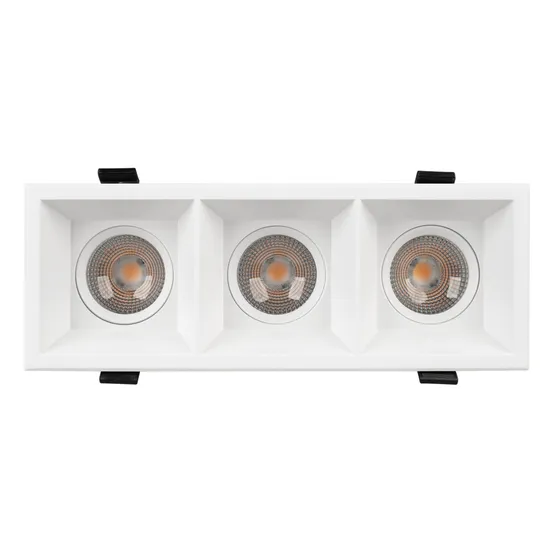 Фото #2 товара Светильник MS-FLOW-BUILT-S230x85-3x6W Day4000 (WH, 15 deg, 230V) (Arlight, IP20 Металл, 5 лет)