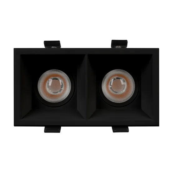 Фото #2 товара Светильник MS-FLOW-BUILT-S157x85-2x6W Warm3000 (BK, 15 deg, 230V) (Arlight, IP20 Металл, 5 лет)