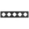 Минифото #3 товара Рамка пластиковая FRM-TENDO-SFPL-5-BK (Arlight, -)