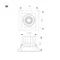 Минифото #2 товара Светильник MS-VORTEX-BUILT-S140x140-30W Warm3000 (WH-WH, 50 deg, 230V) (Arlight, IP20 Металл, 5 лет)