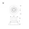 Минифото #2 товара Светильник MS-VORTEX-BUILT-R110-20W Day4000 (WH-WH, 20 deg, 230V) (Arlight, IP20 Металл, 5 лет)