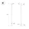 Минифото #2 товара Опора фланцевая OXOR-OK-D75-L7000 (BK) (Arlight, Сталь)