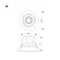 Минифото #2 товара Светильник MS-VORTEX-BUILT-R90-12W Day4000 (WH-WH, 40 deg, 230V) (Arlight, IP20 Металл, 5 лет)