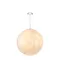 Минифото #1 товара Светильник SP-SILKA-HANG-R400-12W Warm2700 (WH, 330 deg, 230V) (Arlight, IP20 Натуральный шелк, 3 года)